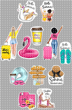 Keychain sticker-Y 1233